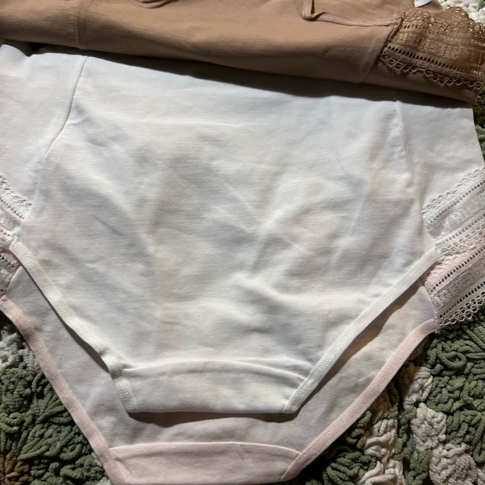 Tommy Hilfiger 3pk neutral brief Panties with Lace Trim - Picture 5 of 8